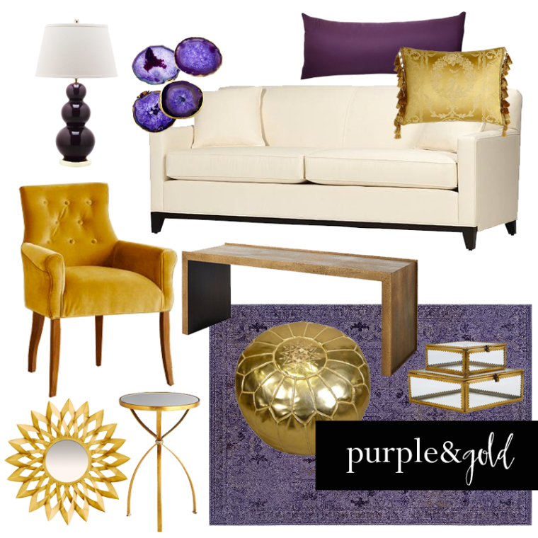 Purple & Gold | Kassy On Design