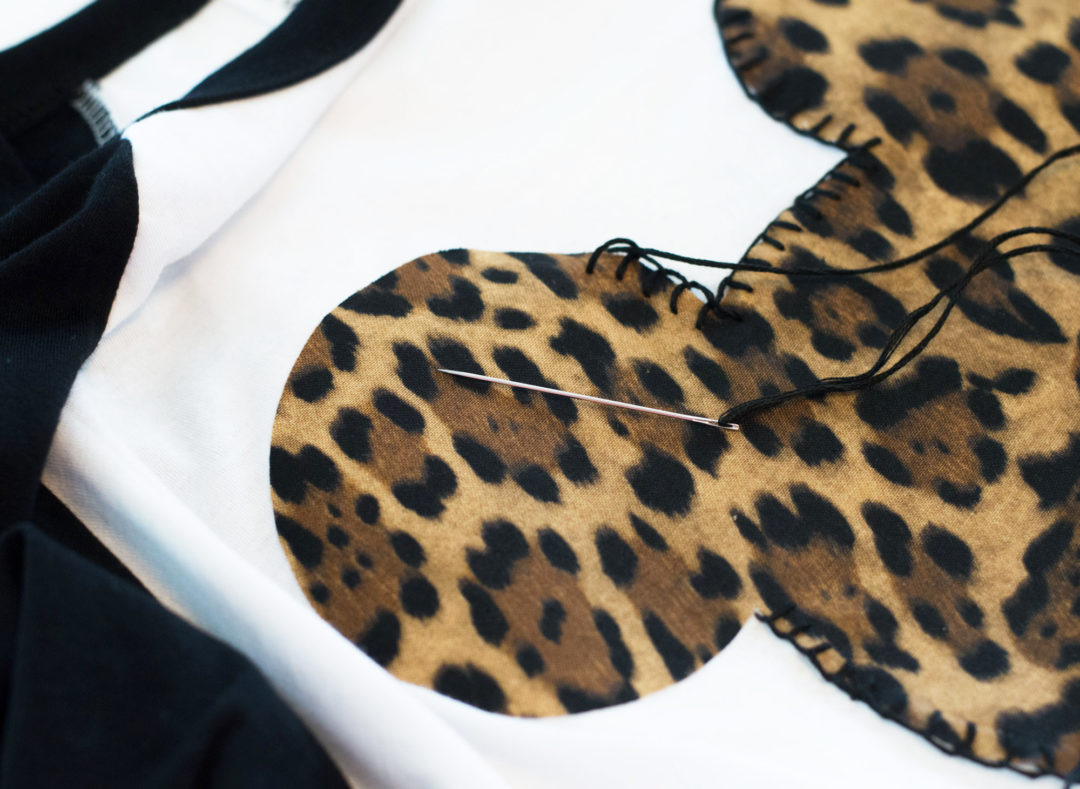 Disney DIY: Leopard Print Mickey Shirt - Kassy On Design