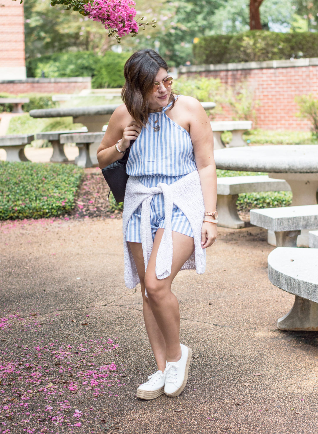 How to Wear your Summer Rompers into Fall - Kassy On Design