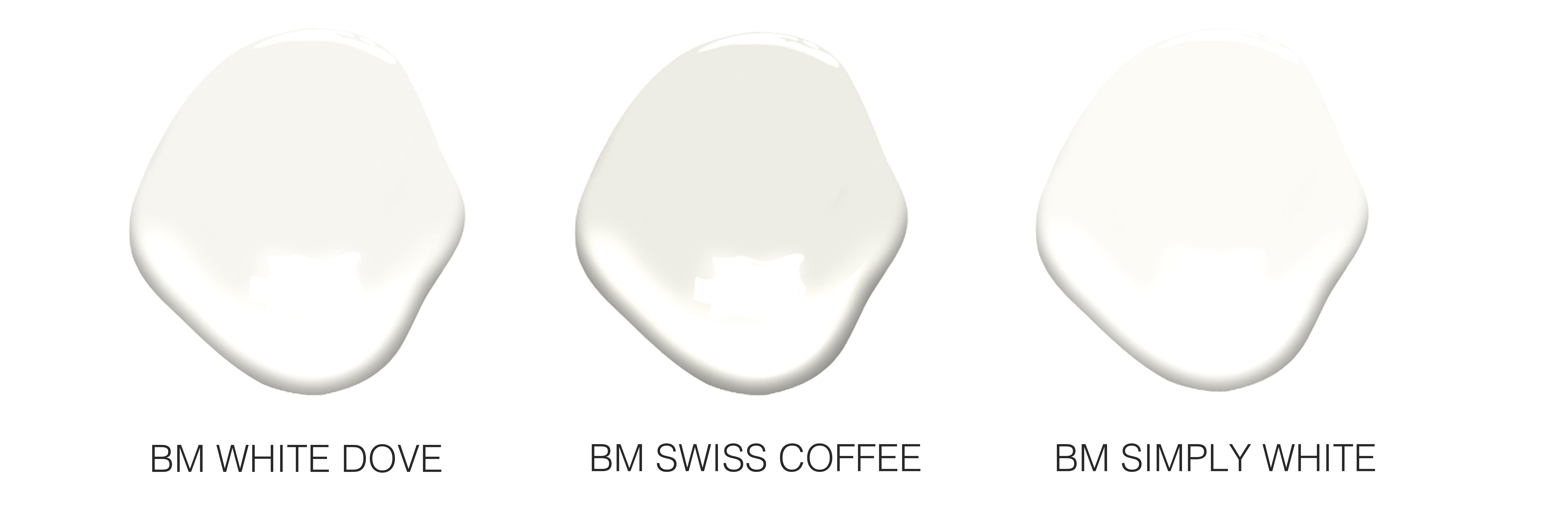 These are white. Dove White цвет. Цвет White dove Swiss Coffee. White dove and super White. Что за цвет краски белый камень.