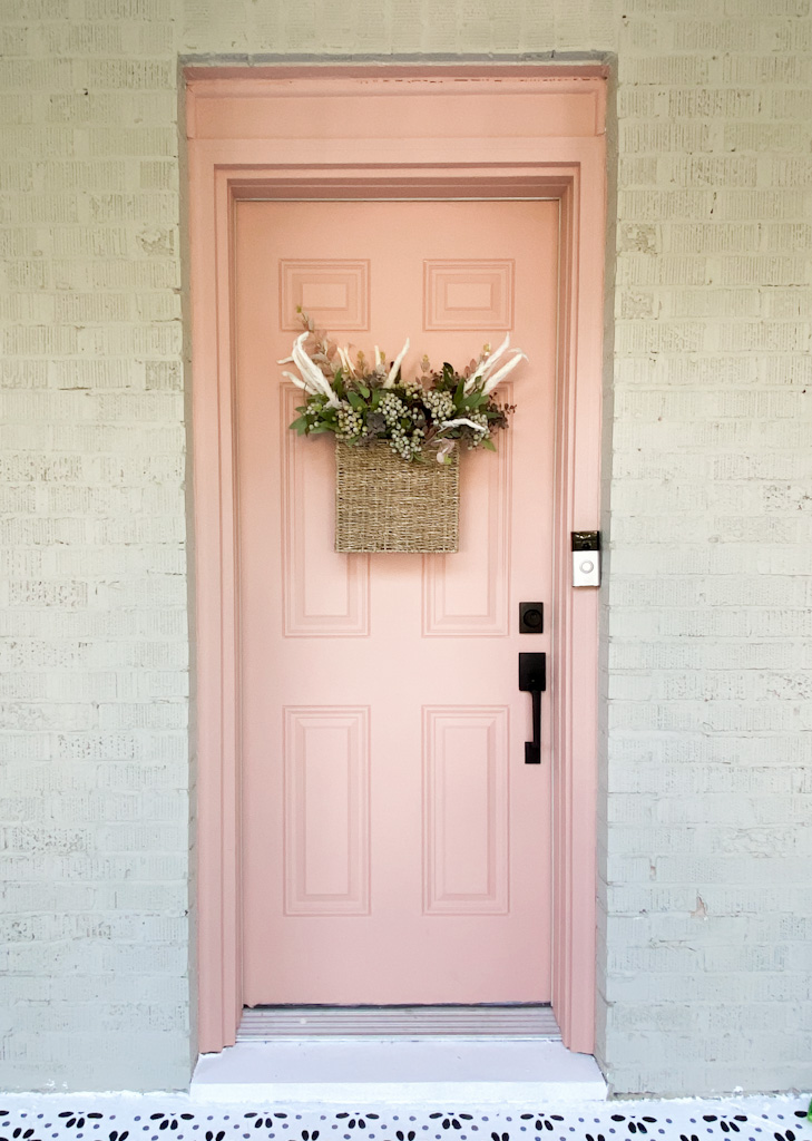 Front Door Floral Basket - Kassy On Design