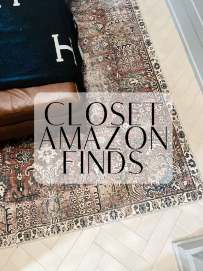 amazon closet finds, rug, h blanket